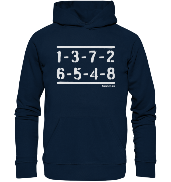 Firing Order 5.0L - 351C - 351W - Organic Hoodie – Bild 7