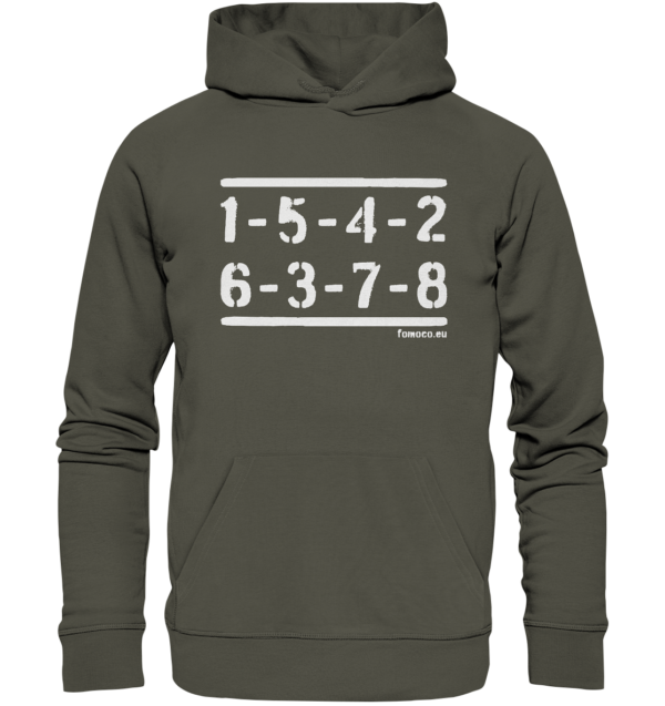 Firing Order 289 - 302 - 352 - 390 - 427 - 428 (weiß) - Organic Hoodie – Bild 11