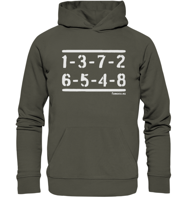 Firing Order 5.0L - 351C - 351W - Organic Hoodie – Bild 11