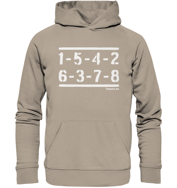 Firing Order 289 - 302 - 352 - 390 - 427 - 428 (weiß) - Organic Hoodie – Bild 6