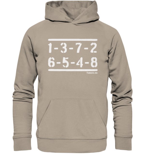 Firing Order 5.0L - 351C - 351W - Organic Hoodie – Bild 6